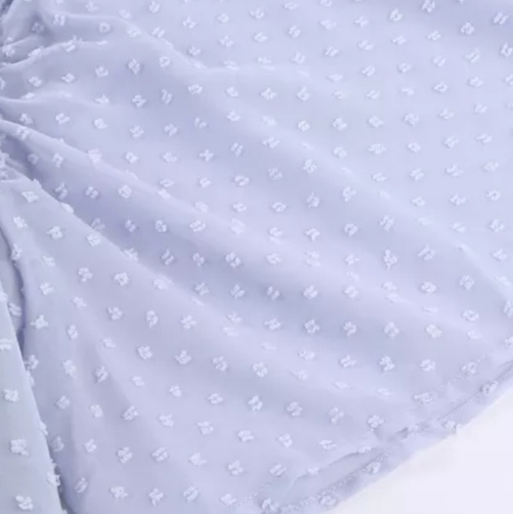 ♥️New boutique swiss dot flutter sleeve top - Picture 7 of 14